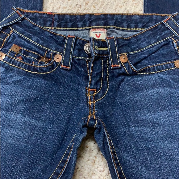 True Religion navy jean size 25 - Picture 2 of 4